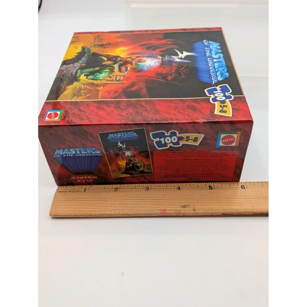 Vintage 2002 Mattel Masters Of The Universe 100 Piece Jigsaw Puzzle Ages 5-8